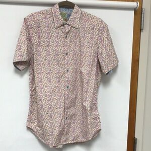 Robert Graham Classic Colorful Short sleeve button down shirt
